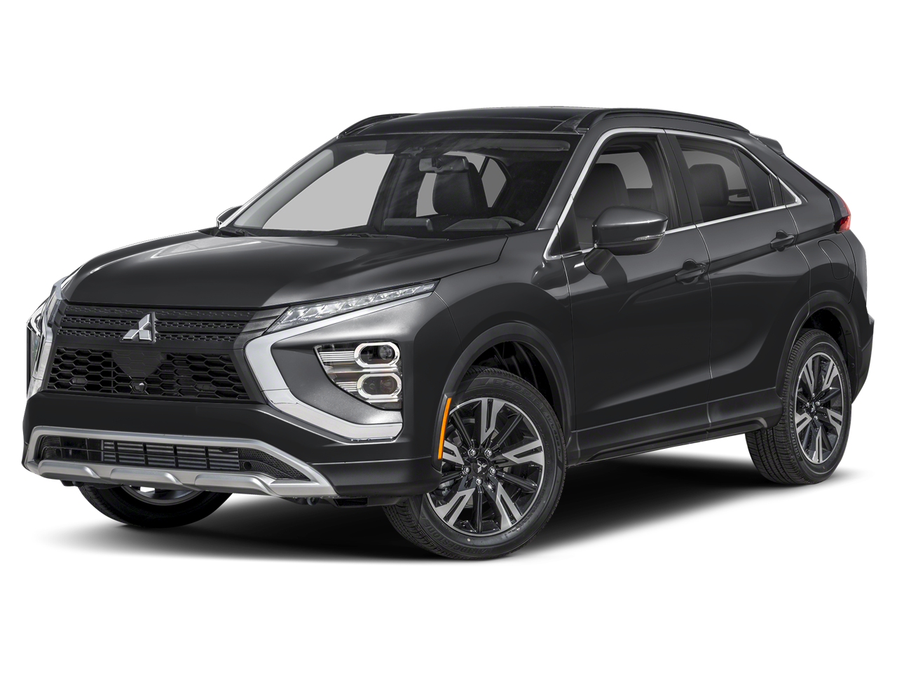 2026 Mitsubishi Eclipse Cross SE in Labrador Black Pearl — front three-quarter view