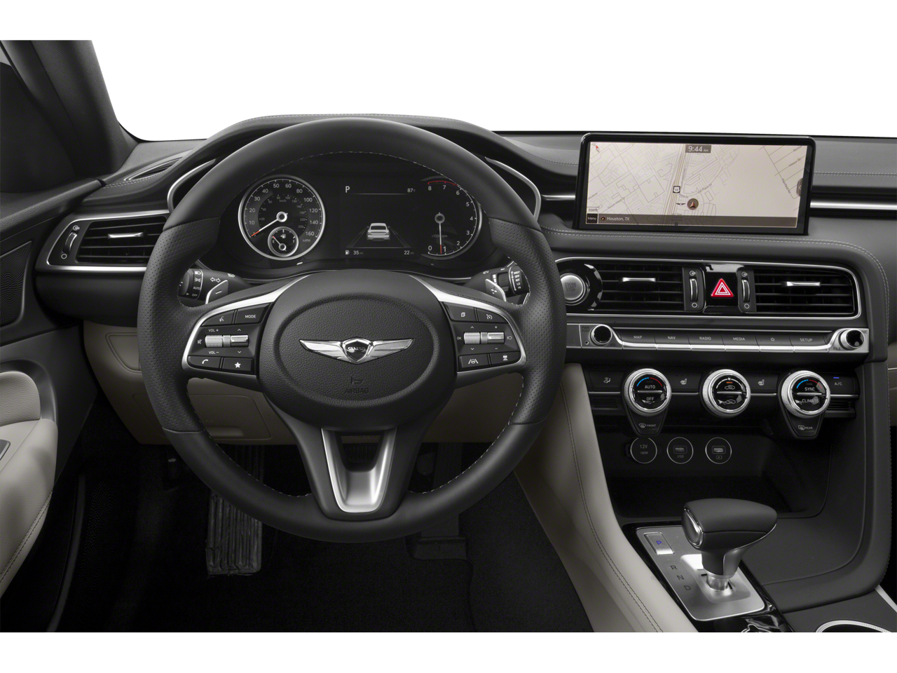 2023 Genesis G70 — interior view