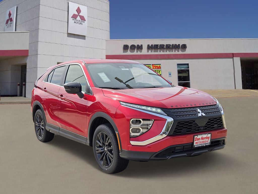 2026 Mitsubishi Eclipse Cross LE in Red Diamond — front three-quarter view