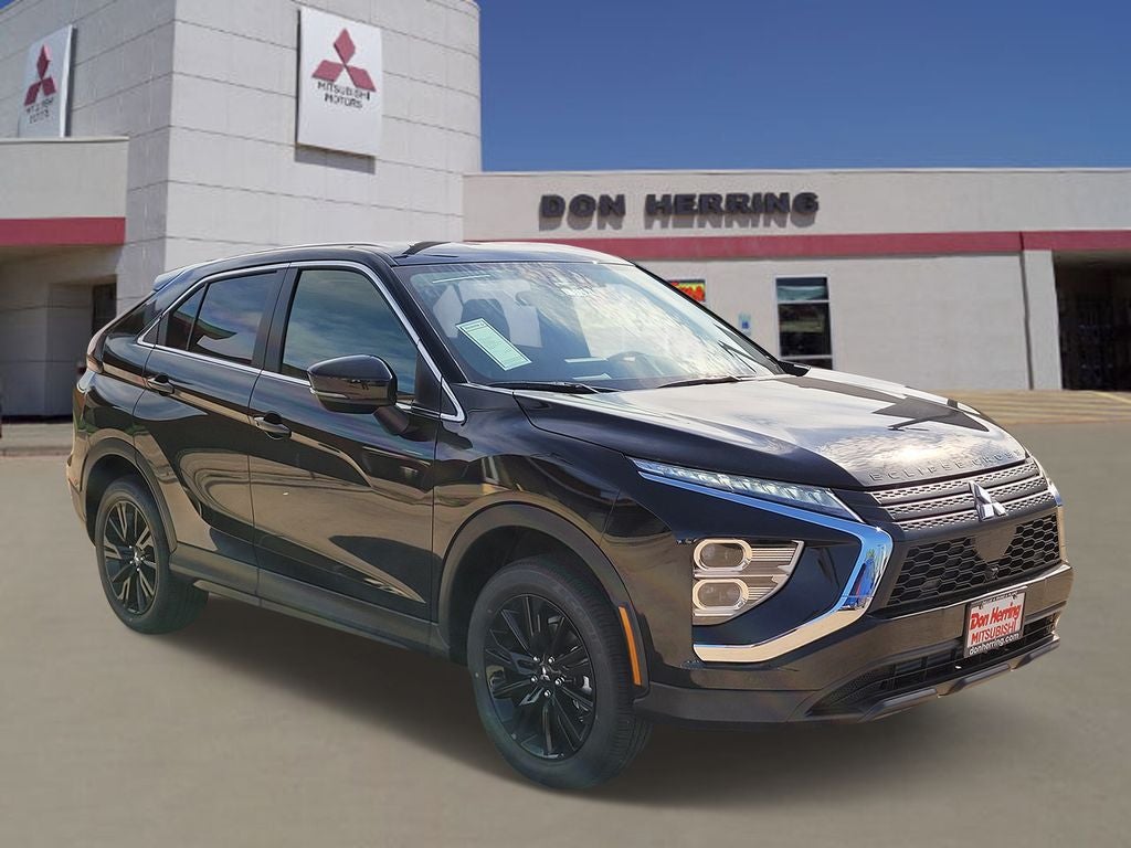2026 Mitsubishi Eclipse Cross LE in Labrador Black Pearl — front three-quarter view