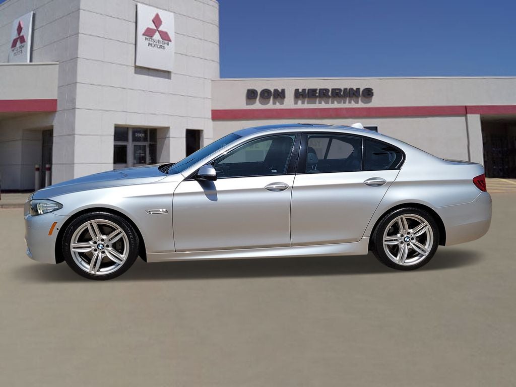 2016 BMW 5 series — rear three-quarter view