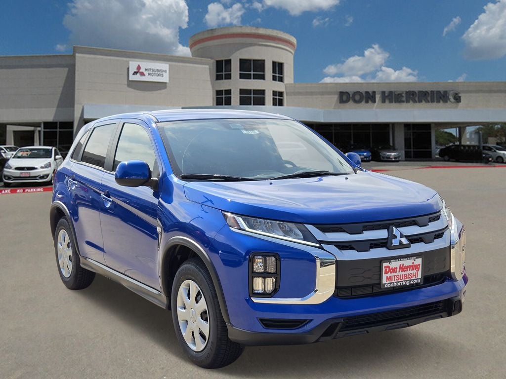 2026 Mitsubishi Outlander Sport S in Octane Blue Metallic — front three-quarter view