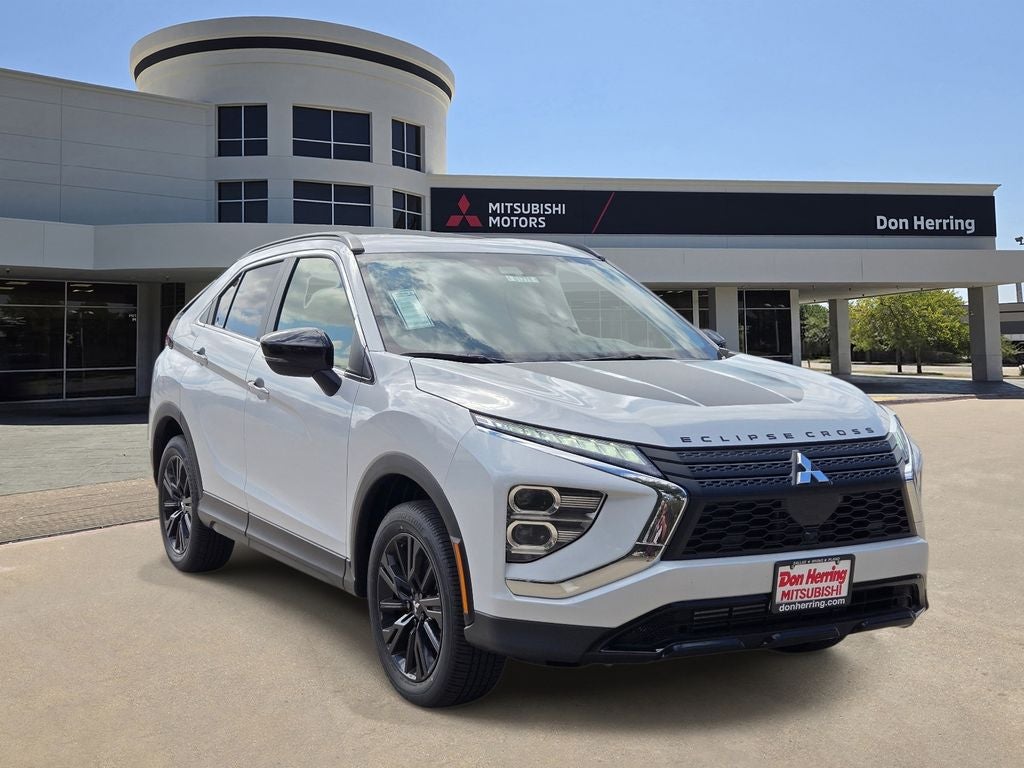 2026 Mitsubishi Eclipse Cross Black Edition in White Diamond — front three-quarter view