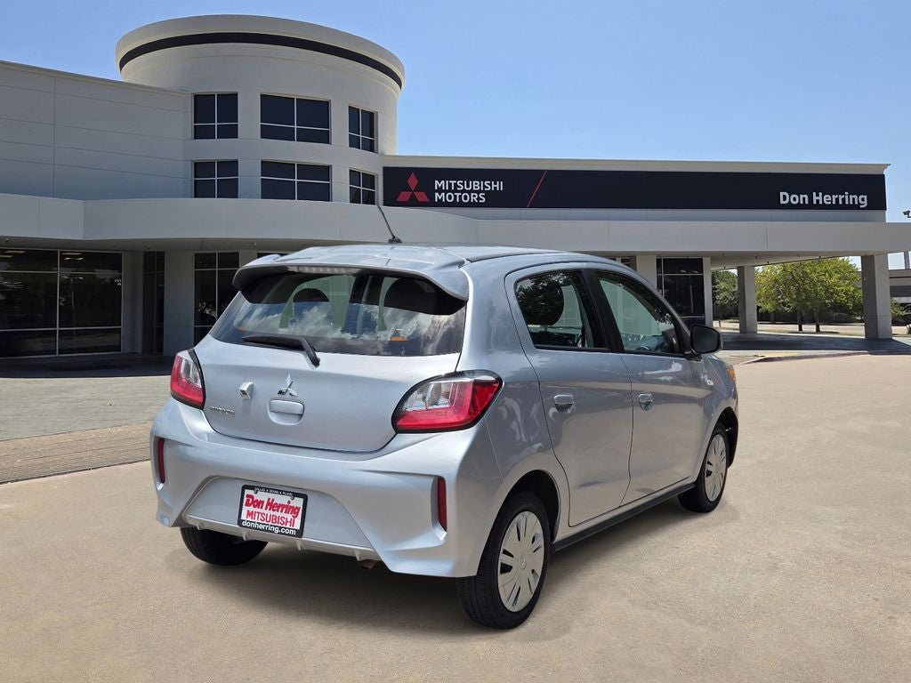 2024 Mitsubishi Mirage — rear three-quarter view